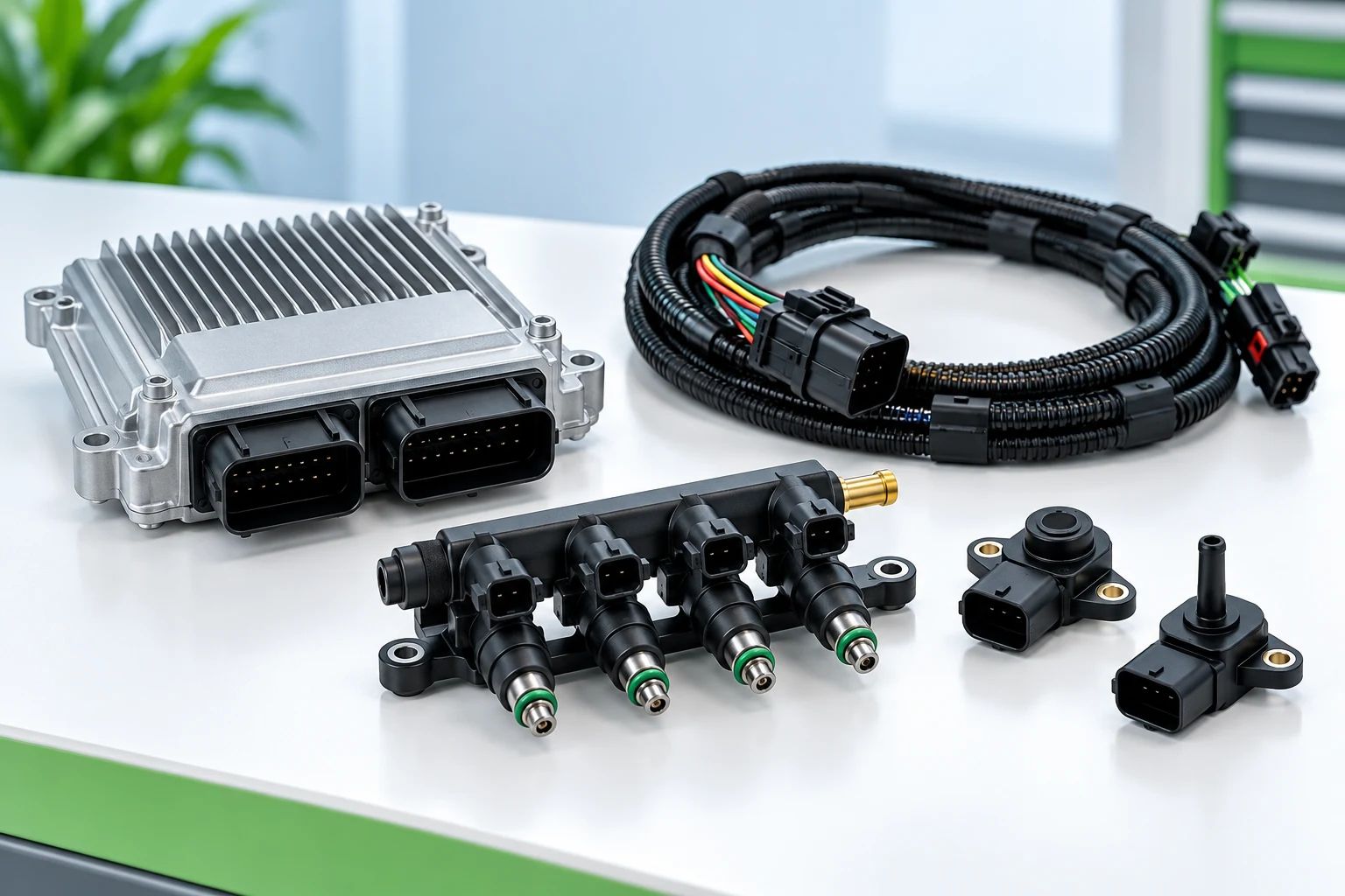 ECU and fuel-system components